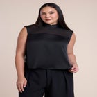 High Neck Sleeveless Top image number 0