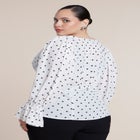 Printed Puff Sleeve Top image number 1