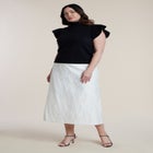 Ruffle Sleeve Sweater image number 3
