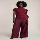Ruffle Sleeve Sweater image number 3