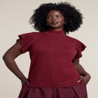 Ruffle Sleeve Sweater image number 0