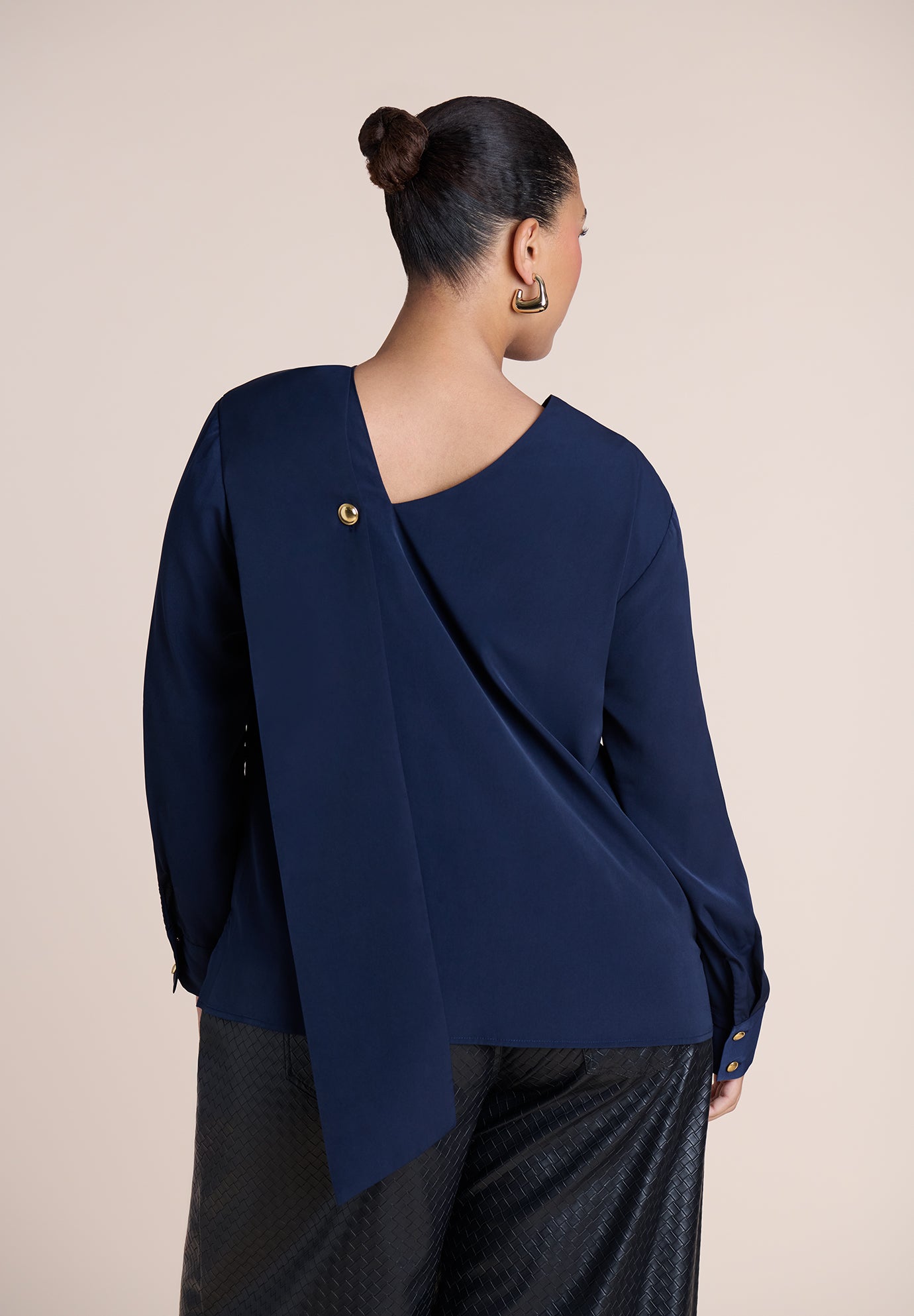 Scarf Collar Blouse image number 1