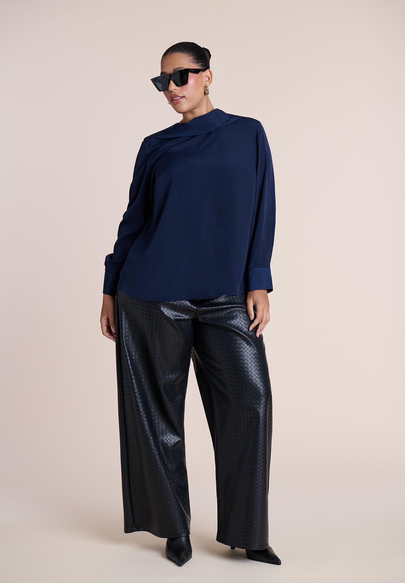 Scarf Collar Blouse image number 0