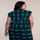 Intarsia Sweater Vest image number 1