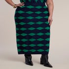 Intarsia Sweater Maxi Skirt image number 1