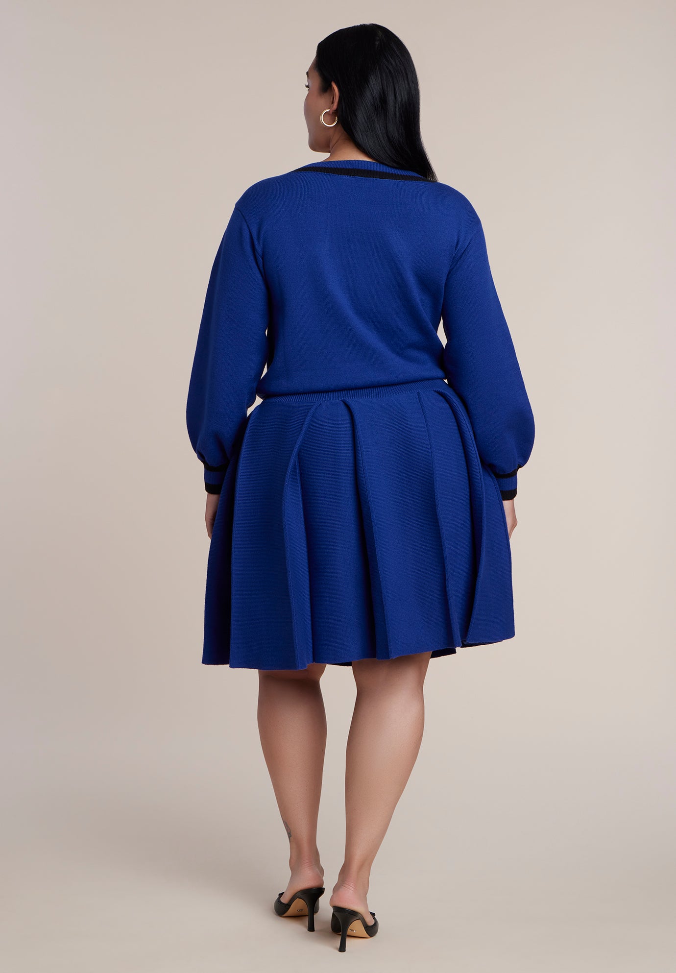 Varsity Sweater Mini Dress image number 1