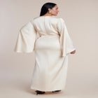 Flare Sleeve Satin Maxi Dress image number 1