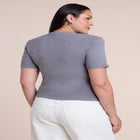 Power Shoulder Knit Top image number 1