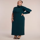 One-Sleeve Knit Maxi Dress image number 2