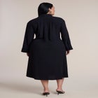 Buckle-Detail Midi Shirt Dress image number 1