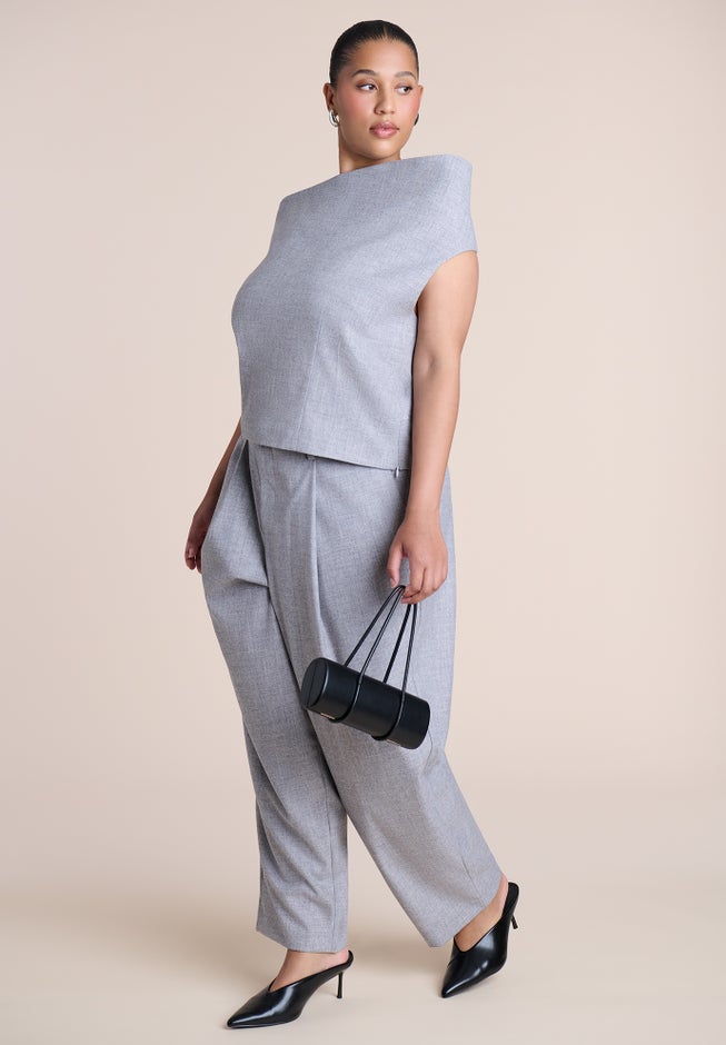 Mid-Rise Tapered-Leg Trouser image number 4