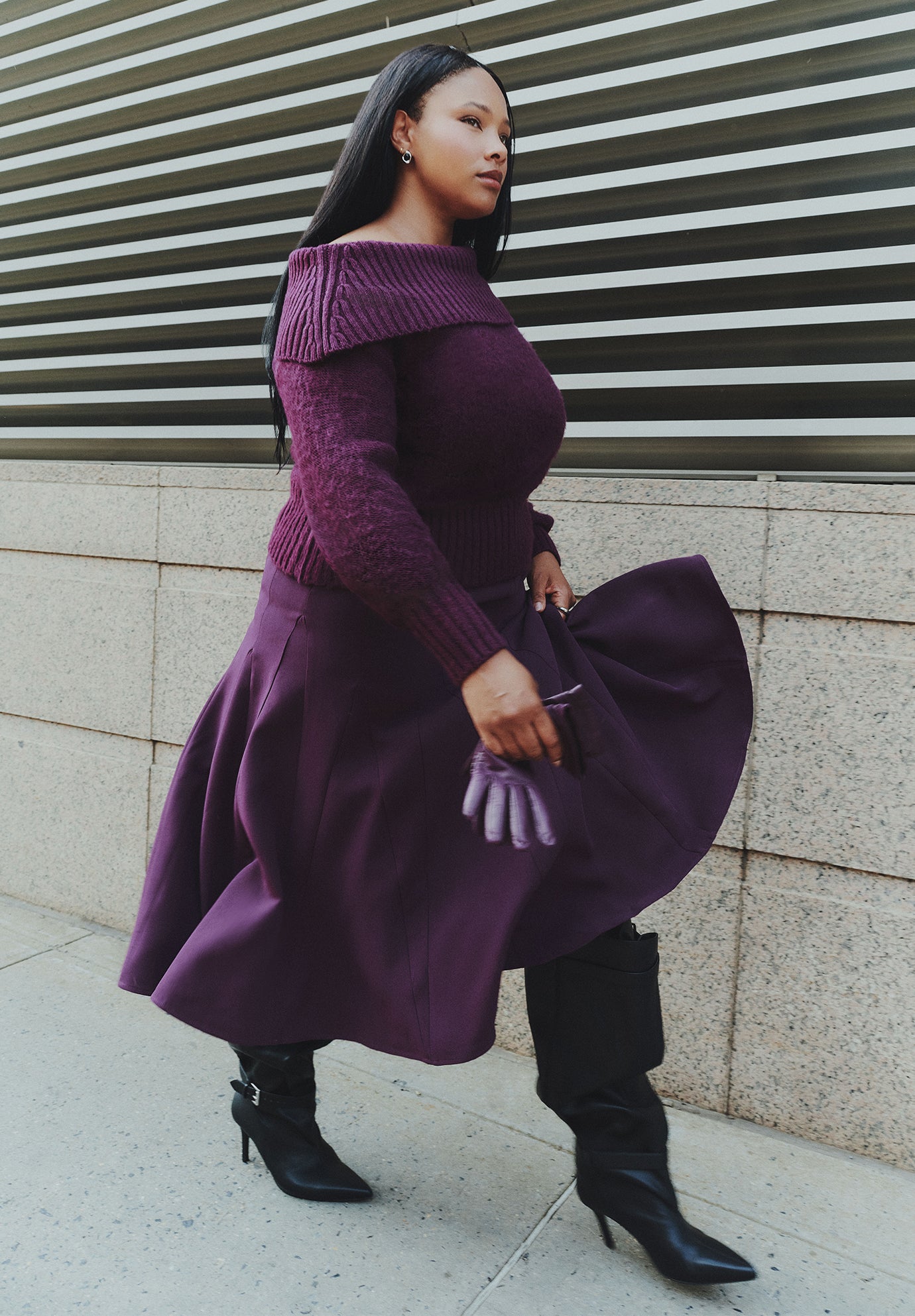 Structural Midi Skirt image number 0