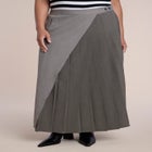 Pleated Wrap Maxi Skirt image number 1