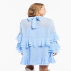 Ruffled Chiffon Mini Dress image number 1