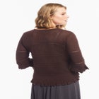 Tiered Ruffle Knit Top image number 2