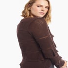 Tiered Ruffle Knit Top image number 3