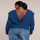 Plunging Back Sweater image number 0