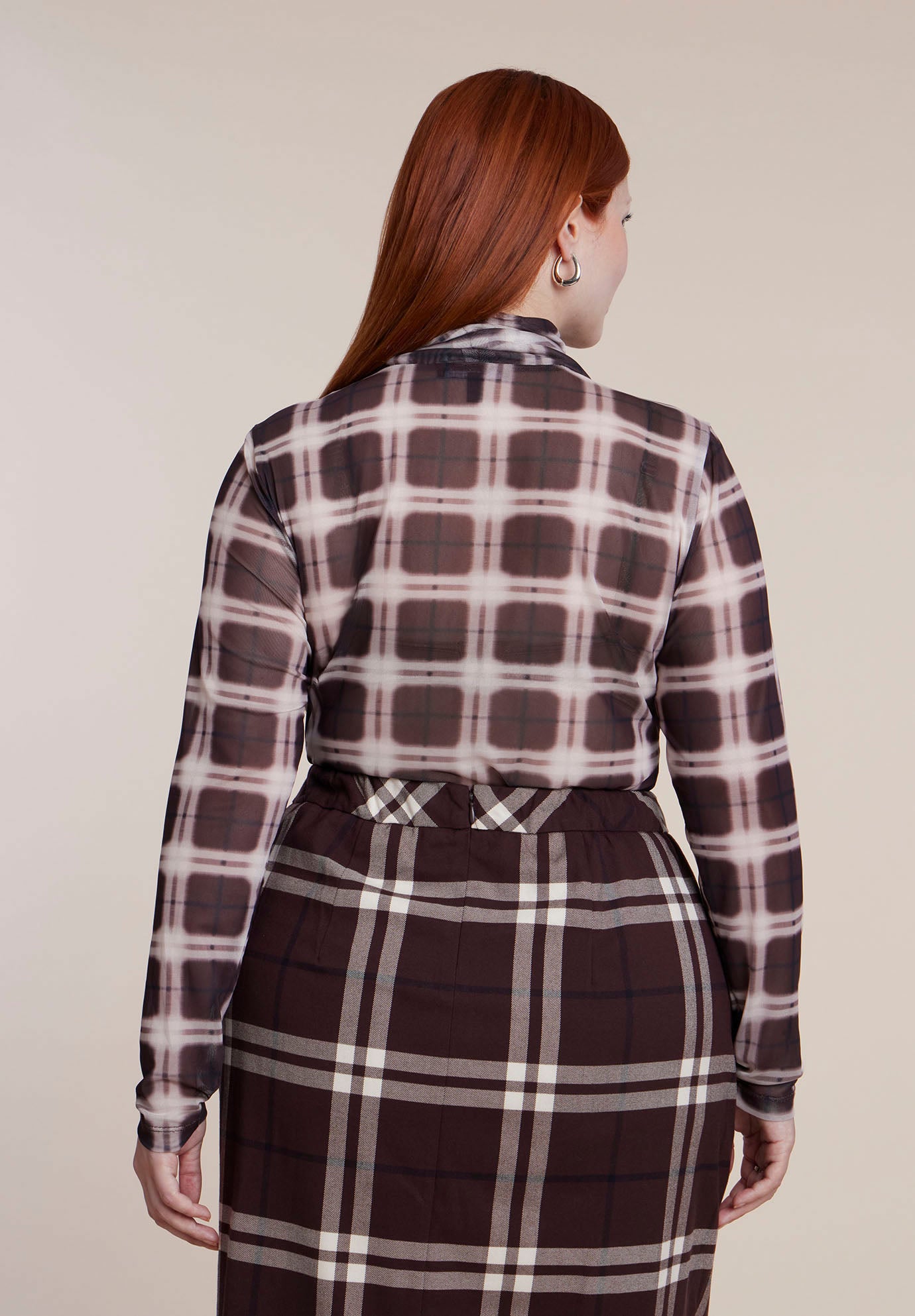 Mesh Turtleneck Top image number 2
