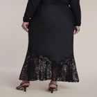Satin & Lace Maxi Skirt image number 2