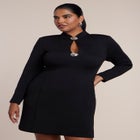 Hardware Detail Structured Mini Dress image number 3