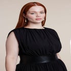 Faux Leather Detail Knit Maxi Dress image number 4