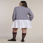 Twofer Mini Shirt Dress image number 1