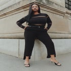 Step Hem High-Waist Trouser image number 0