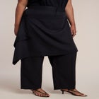 Skirt Overlay Wide-Leg Pant image number 1