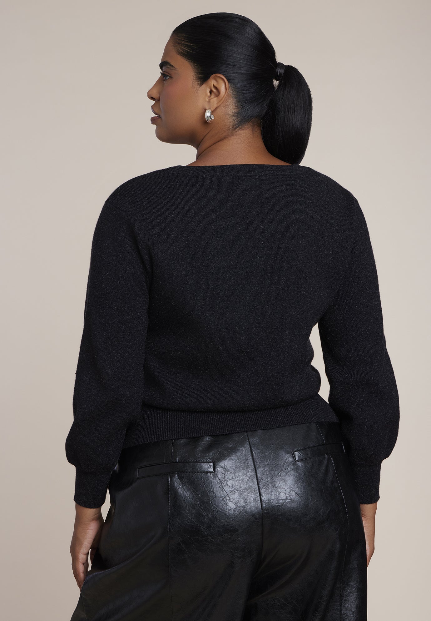 Button Detail Sweater image number 1