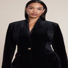 Velvet Hourglass Blazer image number 0