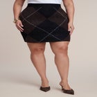 Intarsia Sweater Mini Skirt image number 0
