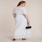 Cape Overlay Sweater Maxi Dress image number 1