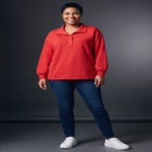 French Terry Quarter Snap Pullover image number 1