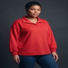 French Terry Quarter Snap Pullover image number 0