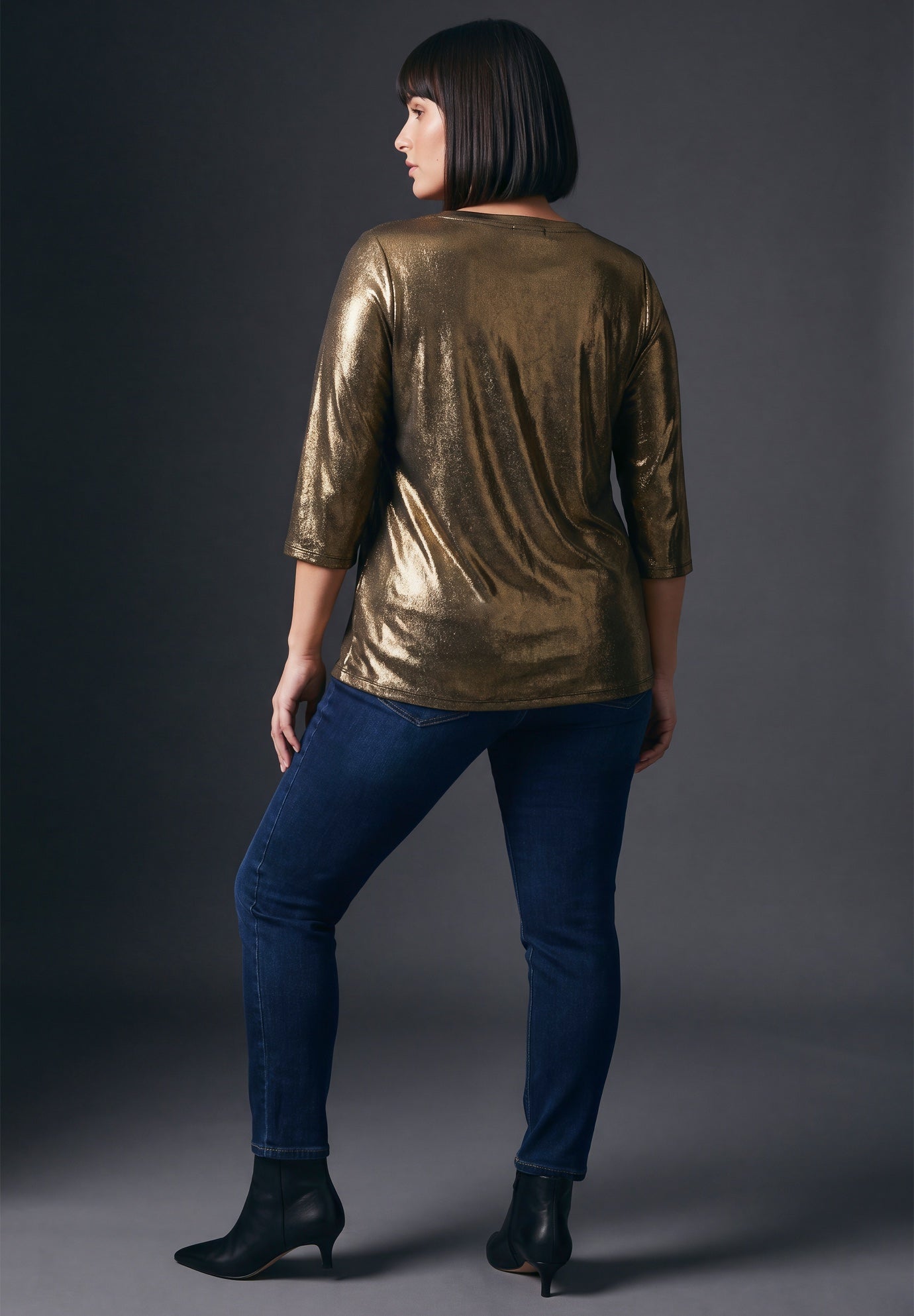 Maren Metallic Tee image number 3