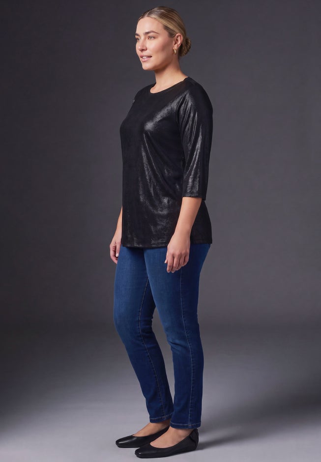 Maren Metallic Tee image number 2