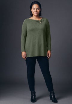 Della Hacci Shirred Tunic