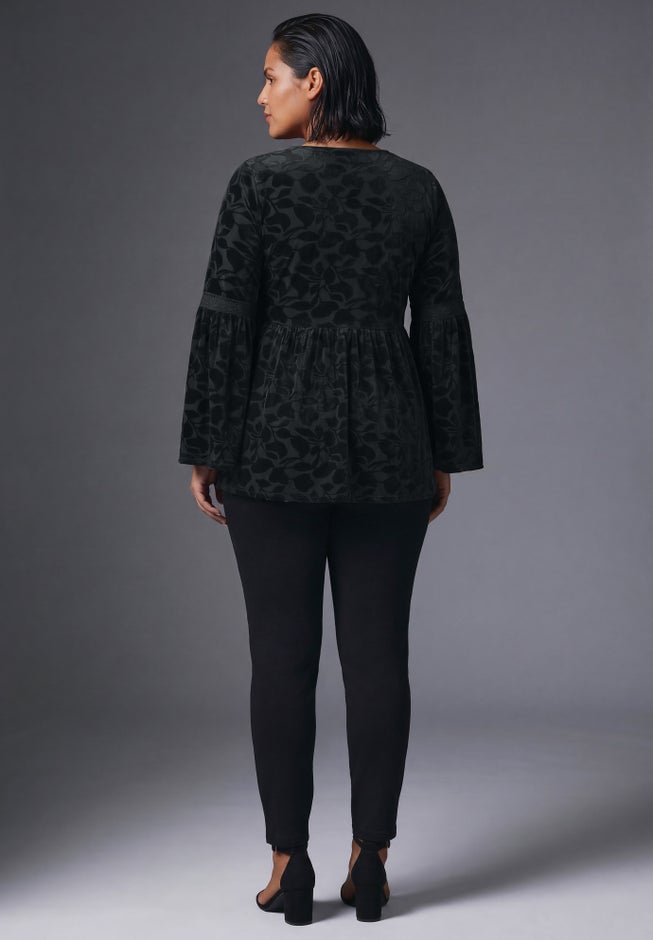 Lorelei Lace Burnout Top image number 1