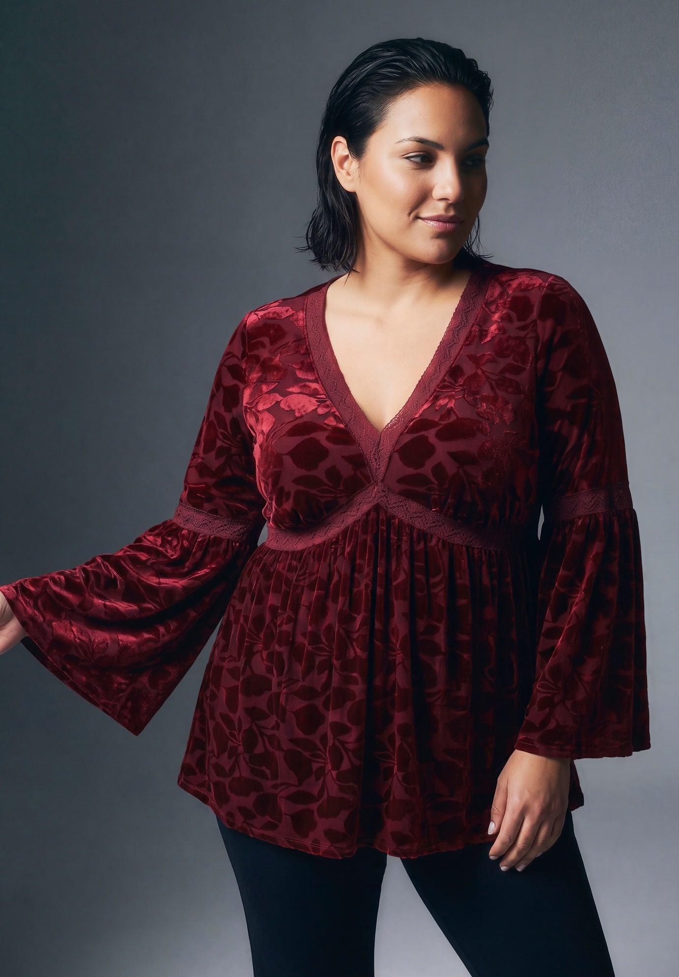 Lorelei Lace Burnout Top image number 0