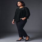 Gathered Sheer Blouse image number 2