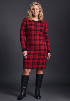 Calista Crewneck Sweater Dress