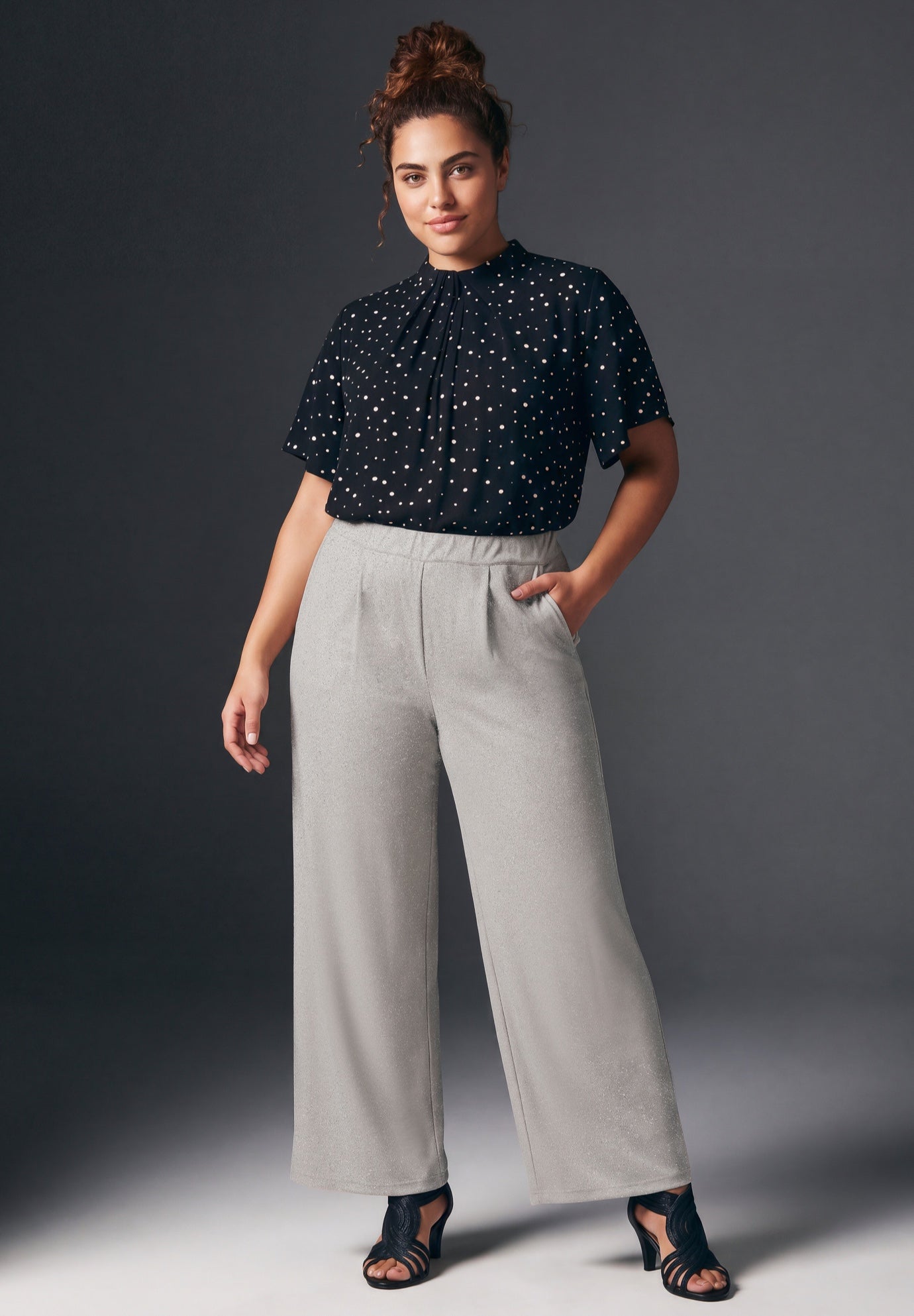 Shimmer Wide Leg Pant image number 3