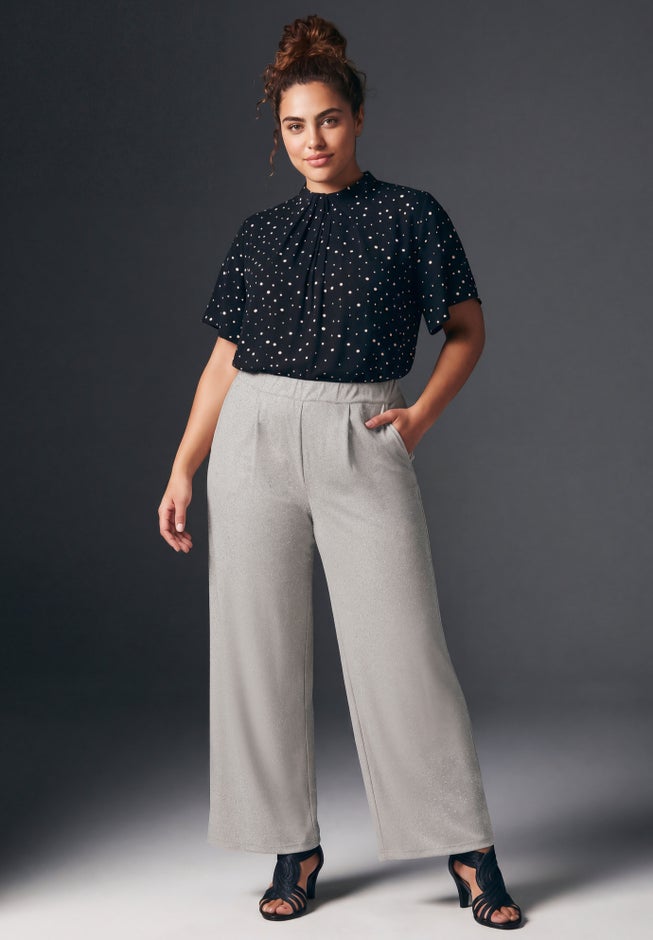 Shimmer Wide Leg Pant image number 3
