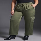 Cece Satin Cargo Pant image number 0