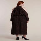 Cold-Shoulder Chiffon Maxi Dress image number 3