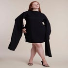 Cape Detail Mini Dress image number 1
