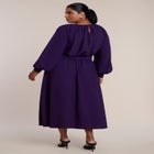 Sleeve Detail Belted Maxi Dress image number 1
