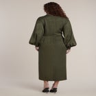 Draped Jacquard Maxi Dress image number 2
