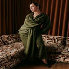 Draped Jacquard Maxi Dress image number 0