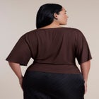 Cinched Waist Draped Top image number 1